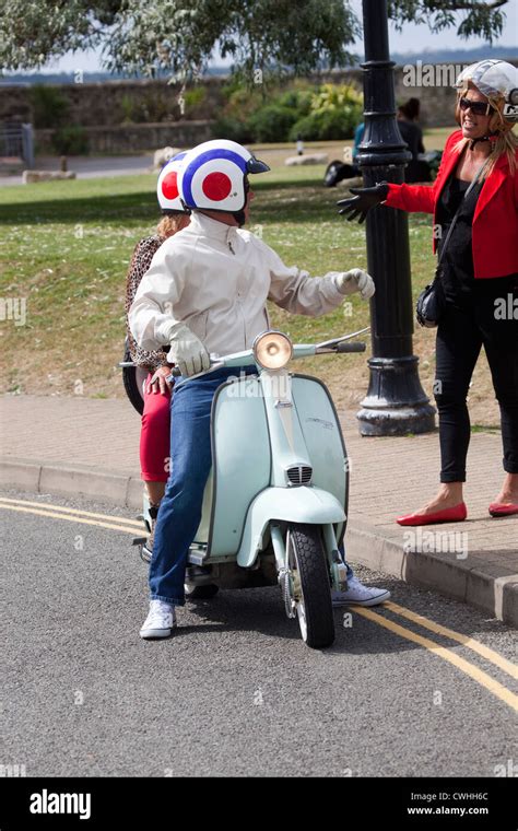 Classic Lambretta Scooter Stock Photo - Alamy