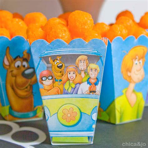 Scooby Doo birthday party ideas and printables | Chica and Jo