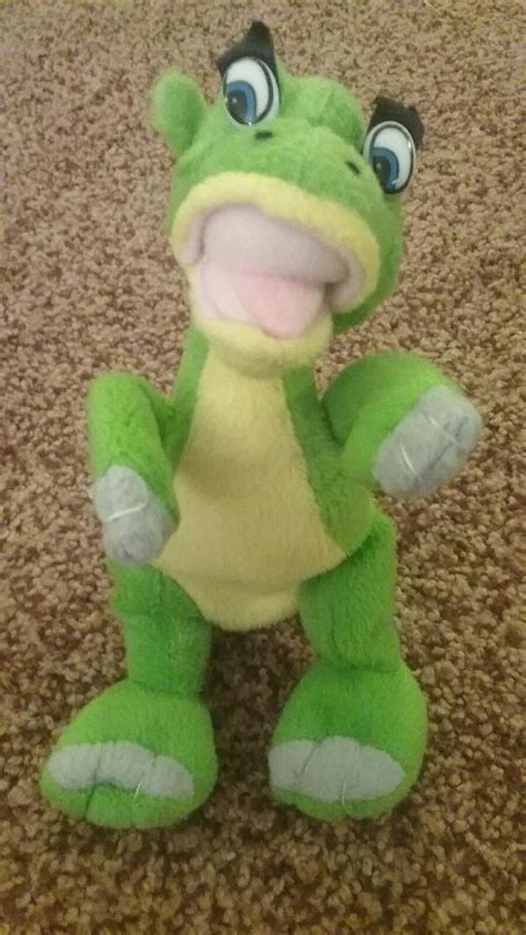 The Land Before Time Green Ducky 8" Plush Stuffed Bean Bag Dinosaur Toy | #1937953214