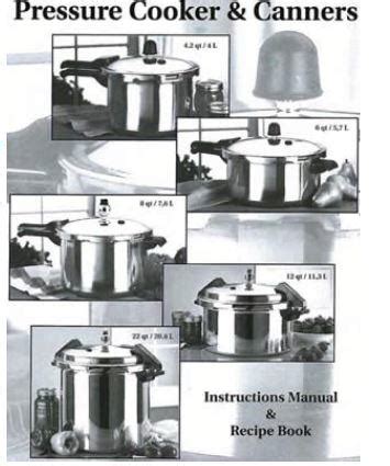 Mirro Pressure Cooker and Canner Instruction Manual and Recipe Booklet • hip pressure cooking