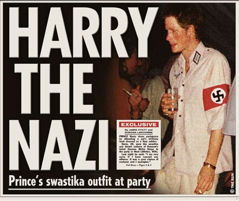 Baddie Prince Harry addresses getting caught in a Nazi soldier costume ...