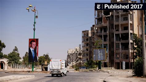 Help Assad or Leave Cities in Ruins? The Politics of Rebuilding Syria - The New York Times