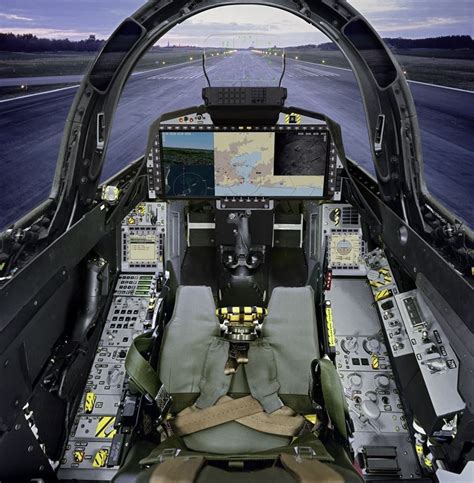 Saab Presents Gripen E Simulator With Wide Area Display