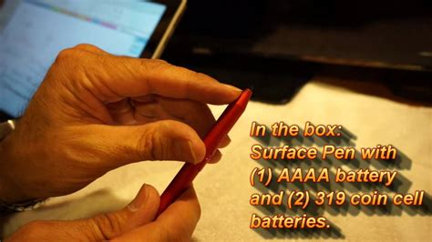Microsoft Surface Pen Red Stylus Review - YouTube