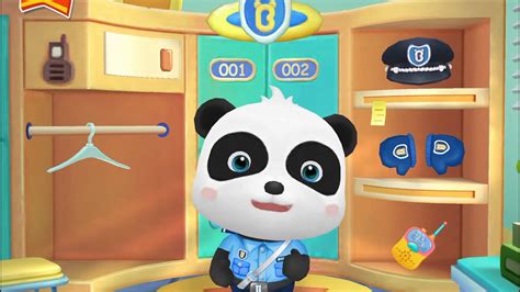 Kiki and Miu Miu - Little Panda Policeman #1 - Baby Bus - Game for kids - YouTube