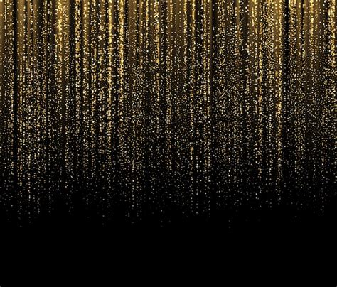 Free Vector | Black Background with falling golden sparkles glitter. Background for decoration ...