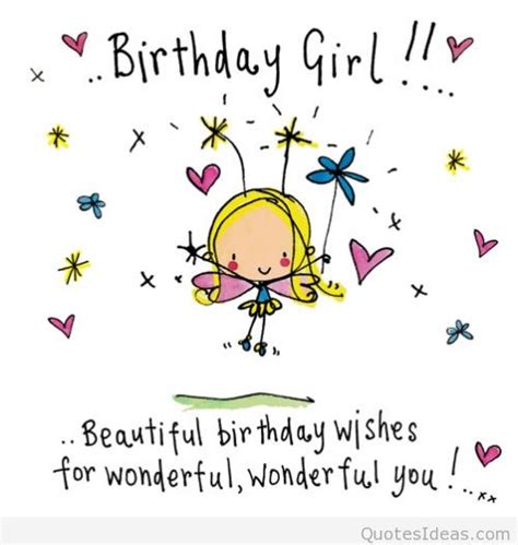 Funny Happy birthday girl quote