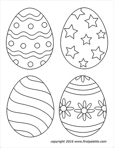 Printable Coloring Pages Easter Eggs / When it gets too hot to play outside, these summer ...