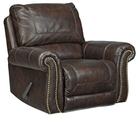 Bristan Walnut Rocker Recliner from Ashley (8220225) | Coleman Furniture