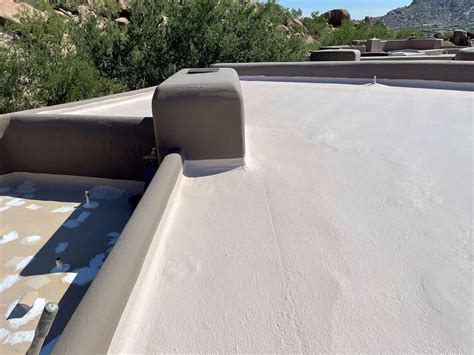 Scottsdale AZ Foam Roof Repair and Coating Project by MSW