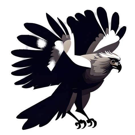 Harpy Eagle in Flight · Creative Fabrica