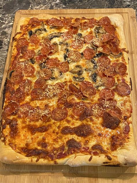 Homemade Sicilian Pizza Recipe - Jim Cooks Food Good!