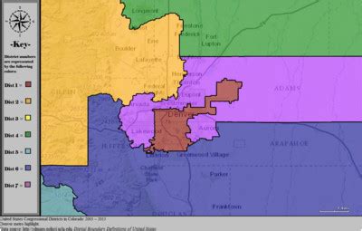 Colorado House Of Representatives Map