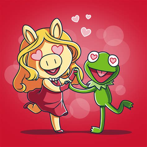 Miss Piggy And Kermit Cartoon