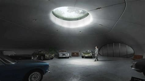 This Subterranean Garage Design Looks Like A Bond Villain's Lair