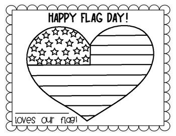 Flag Day Printable Coloring Pages