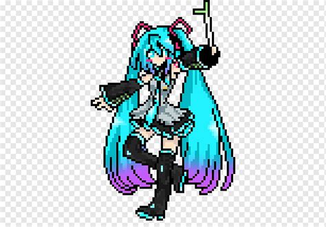 Minecraft Pixel Art Hatsune Miku