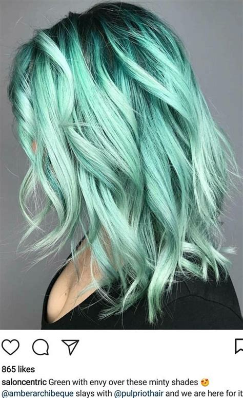 Mint Green Hair