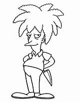 The Simpsons Coloring Pages Free Printable PDF sketch template