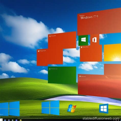 Windows 11 Wallpaper in Windows XP SP3 Style | Stable Diffusion Online