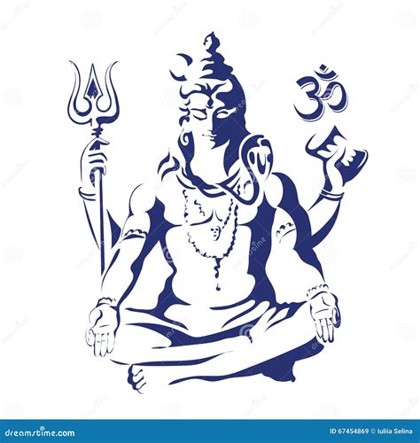 Shiva. Maha Shivaratri. stock illustration. Illustration of praying ...