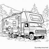 Camper & Rv Coloring Pages  Free Printable sketch template