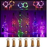 Amazon.com : LoveNite Wine Bottle Lights with Cork, 8 Pack Battery Operated 15 LED Cork Shape ...