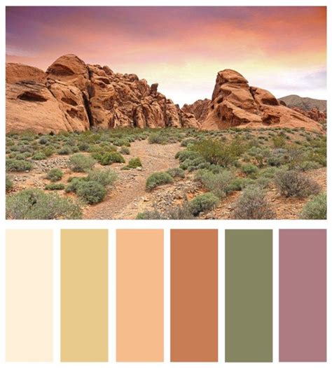 Color Board :: Mojave Desert and Vegas inspired Color Palettes | Dzzyn ...