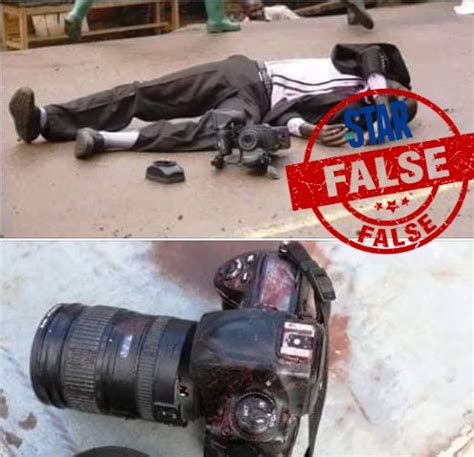 Photo claiming journalist shot dead during Bobi Wine arrest not true