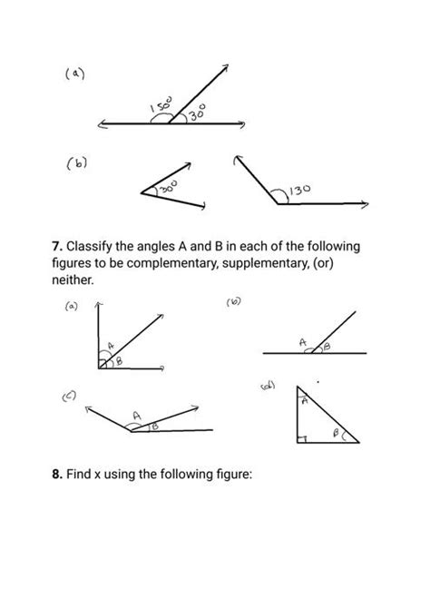 Complementary Angle Definition