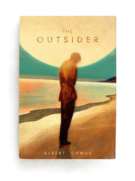 The Outsider - Book Cover on Behance | Book cover, Book cover design, Book cover illustration