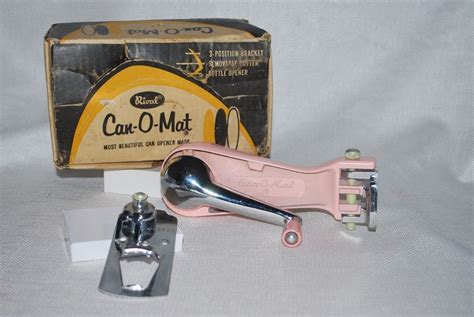 VINTAGE RIVAL CAN-O-MAT MODEL 157 WALL MOUNT CAN OPENER PINK LOT # L | Can opener, Canning, Can ...