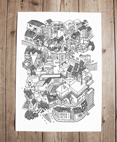 Small Town on Behance