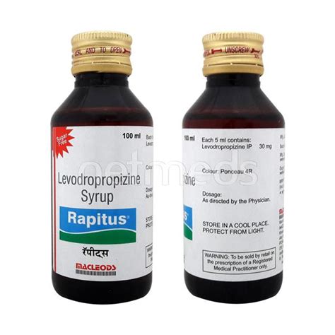 Rapitus Sugar Free Syrup 100ml : Price, Uses, Side Effects | Netmeds