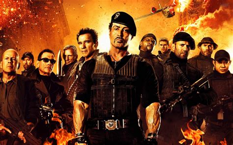 Explosive Action: The Expendables 2 HD Wallpaper