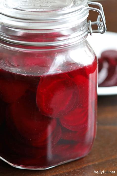 Easy Refrigerator Pickled Beets - Belly Full