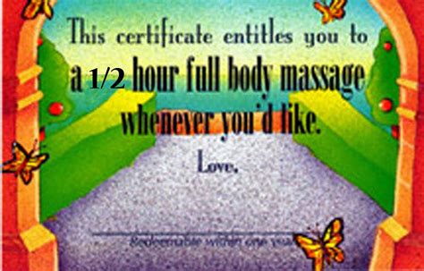 MASSAGE GIFT CARD Full Body Massage Gift Massage Gift Certificate Valerie Walsh Greeting Cards ...