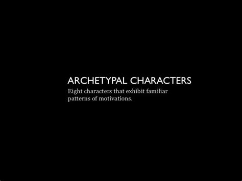 Archetypal Characters