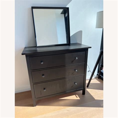 IKEA 3-drawer Chest Black-brown - AptDeco