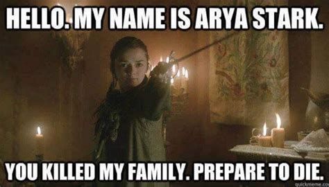 Game Of Thrones: 8 Memes That Prove How Awesome Arya Stark Is