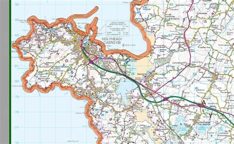 Isle Of Anglesey County Map | Map, County map, Detailed map