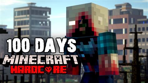 I Spent 100 Days In A Zombie Apocalypse Minecraft Hardcore! This is ...