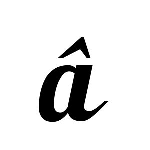 â | latin small letter a with circumflex (U+00E2) @ Graphemica