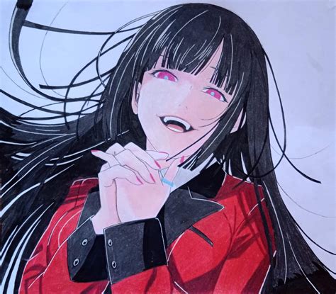 Yumeko Jabami Outline Drawing - Yubeko from kakegurui yumeko jabami. - Shizuka Wallpaper