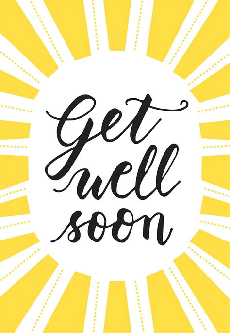 Free Printable Get Well Soon Cards Print, Download Or Send Online As ...