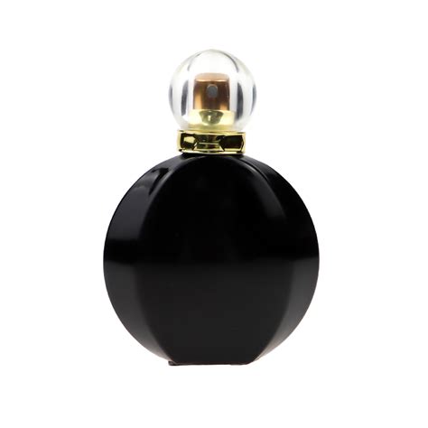 Oblate 30ml black perfume bottle glass, High Quality parfum bottle ...