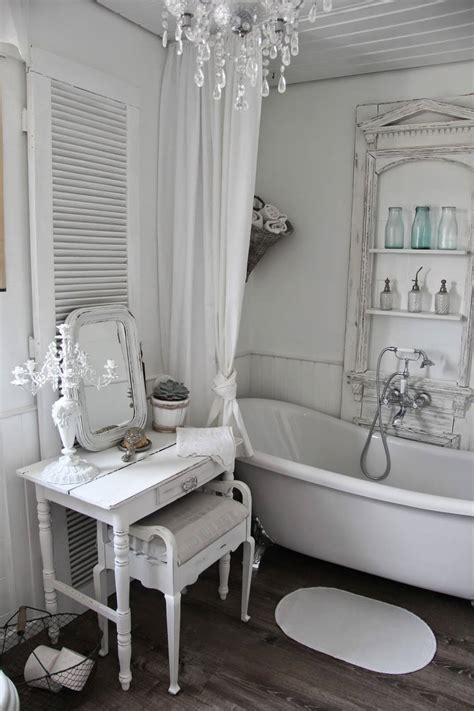 15 Lovely Shabby Chic Bathroom Decor Ideas - Style Motivation