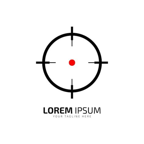 Premium Vector | Accurate crosshair focus target vector illustration ...