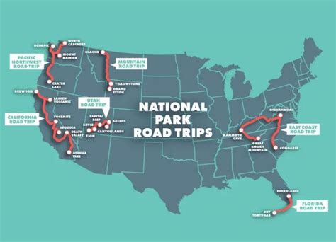 6 Epic National Park Road Trip Ideas [Maps Included]