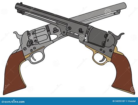 Revolvers Royalty Free Stock Photography - Image: 34255187